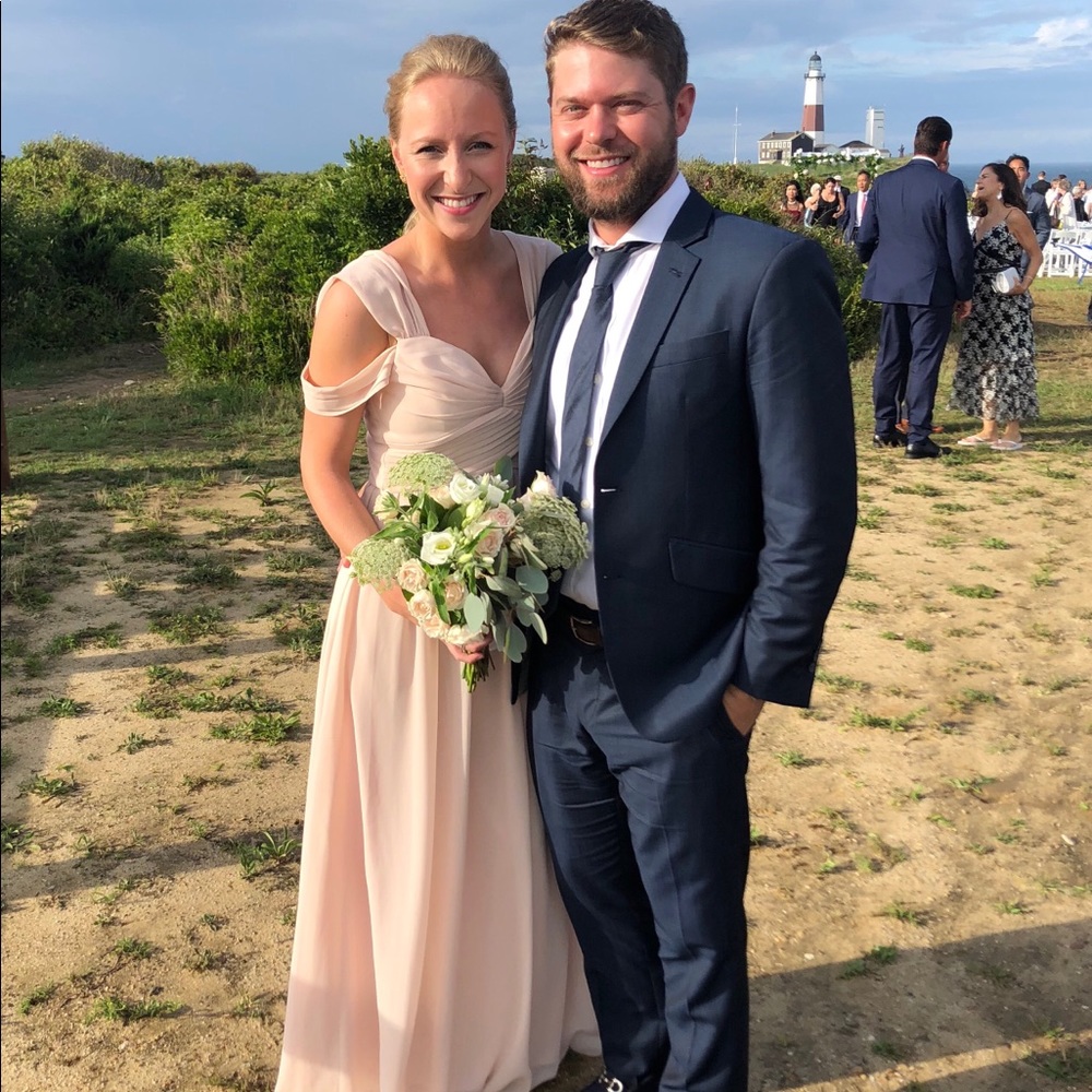 Lulus long blush dress